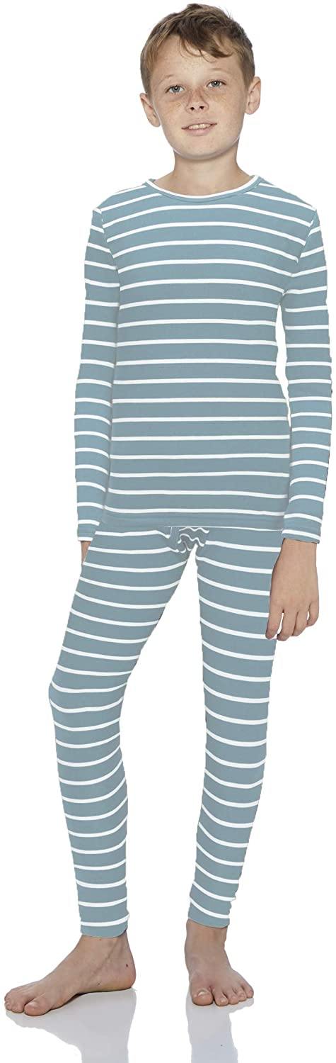 Rocky Thermal Underwear for Boys Fleece Lined Thermals Kids Base Layer Long John Set