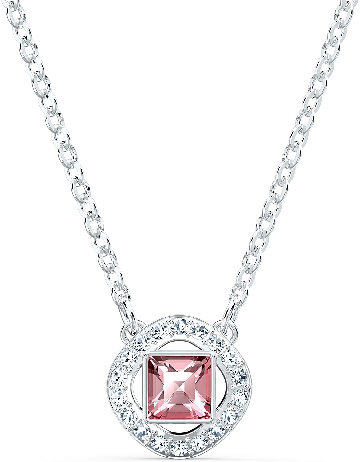 SWAROVSKI Women's Angelic Square Crystal Jewelry Collection, Pink Crystals, Blue Crystals (Amazon Exclusive) - JOY2ESpree