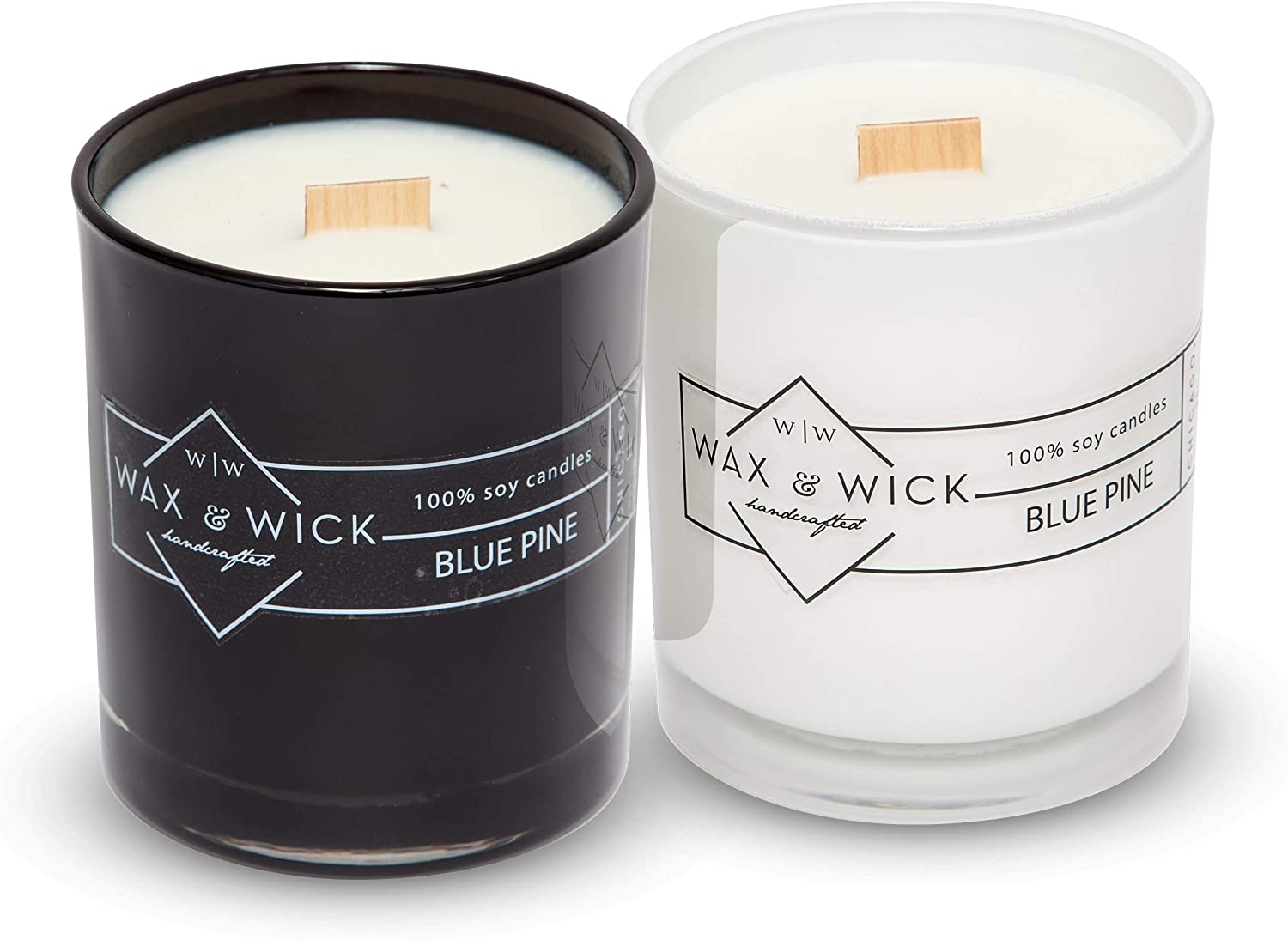 Scented Soy Candle: 100% Pure Soy Wax with Wood Double Wick