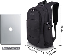 
                        
                          Load image into Gallery viewer, Travel Laptop Backpack Water Resistant Anti-Theft Bag with USB Charging Port
                        
                      