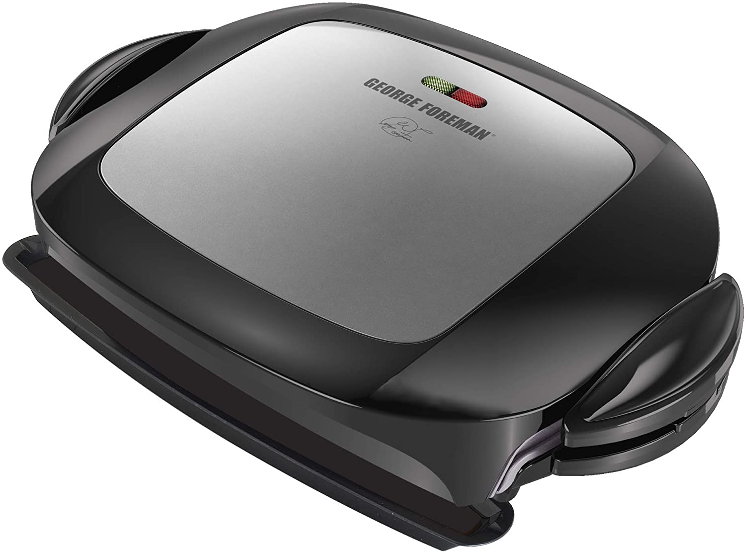 George Foreman 5-Serving Removable Plate Grill and Panini Press, Platinum, GRP472P - JOY2ESpree