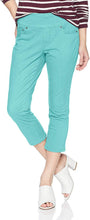 
                        
                          Load image into Gallery viewer, Jag Jeans Women's Petite Peri Straight Pull on Crop
                        
                      