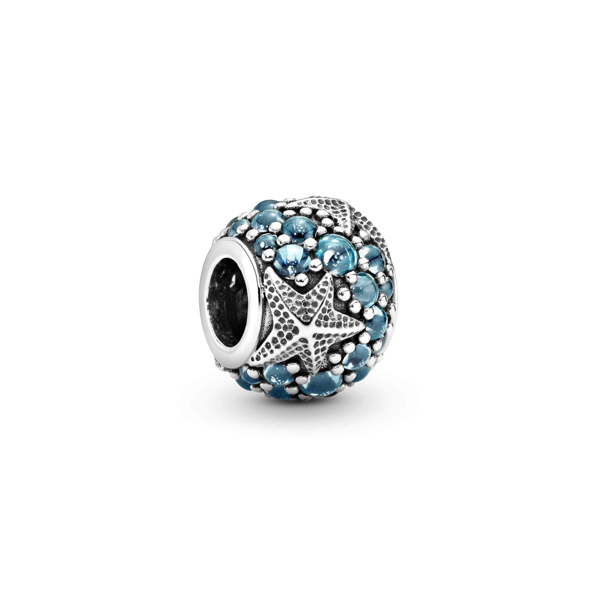 Pandora Jewelry Pave Ocean and Starfish Cubic Zirconia Charm in Sterling Silver - JOY2ESpree