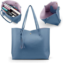 
                        
                          Cargar imagen en el visor de la galería, Oct17 Women Large Tote Bag - Tassels Faux Leather Shoulder Handbags, Fashion Ladies Purses Satchel Messenger Bags
                        
                      