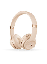 
                        
                          Load image into Gallery viewer, Beats Solo3 Wireless On-Ear Headphones - Apple W1 Headphone Chip, Class 1 Bluetooth, 40 Hours of Listening Time, Built-in Microphone - Satin Gold
                        
                      