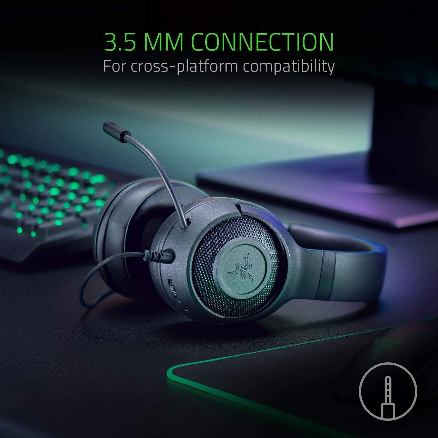 Razer Kraken X Ultralight Gaming Headset: 7.1 Surround Sound - JOY2ESpree