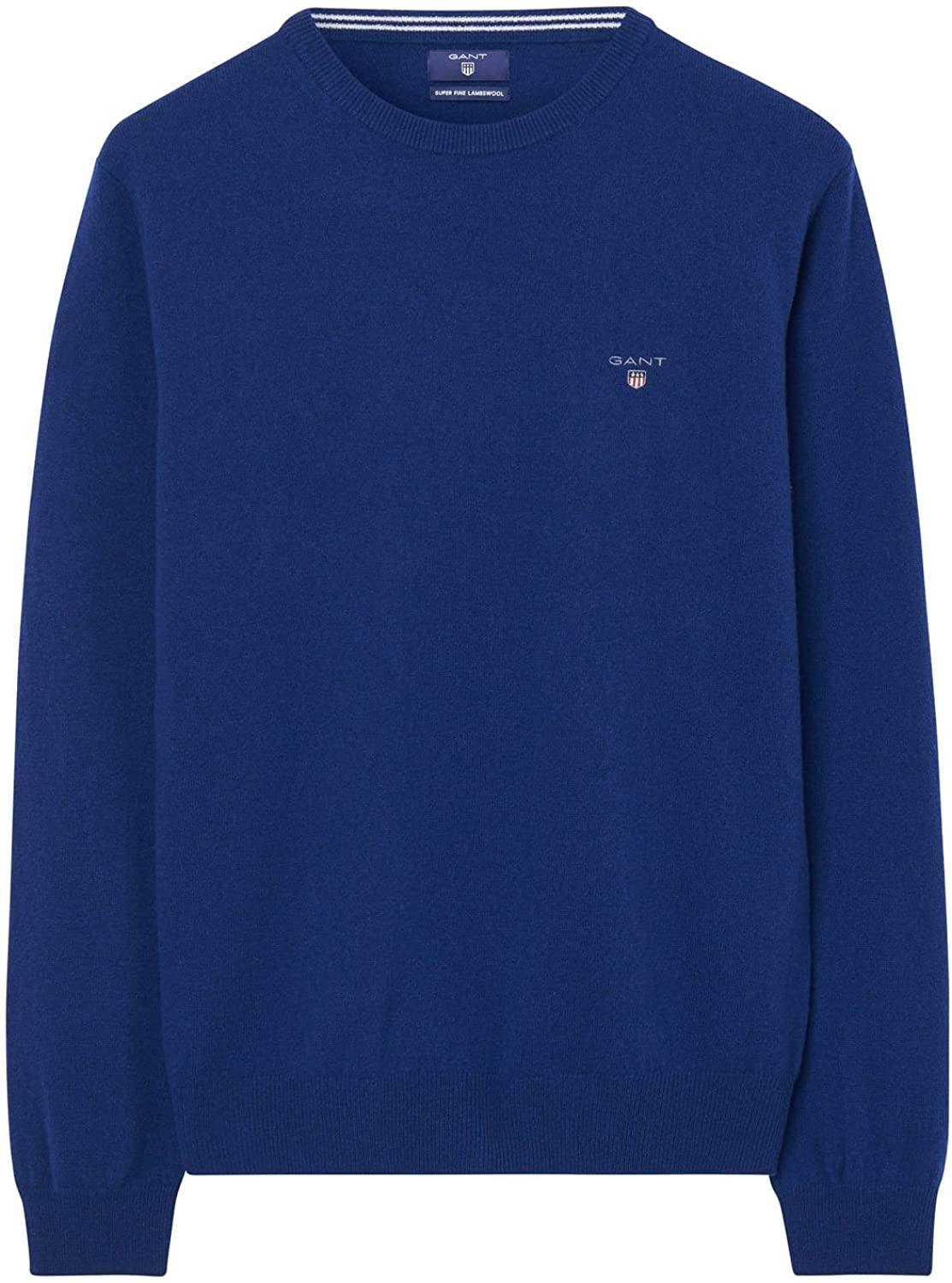 GANT Lambswool Crew Neck Mens Jumper - JOY2ESpree