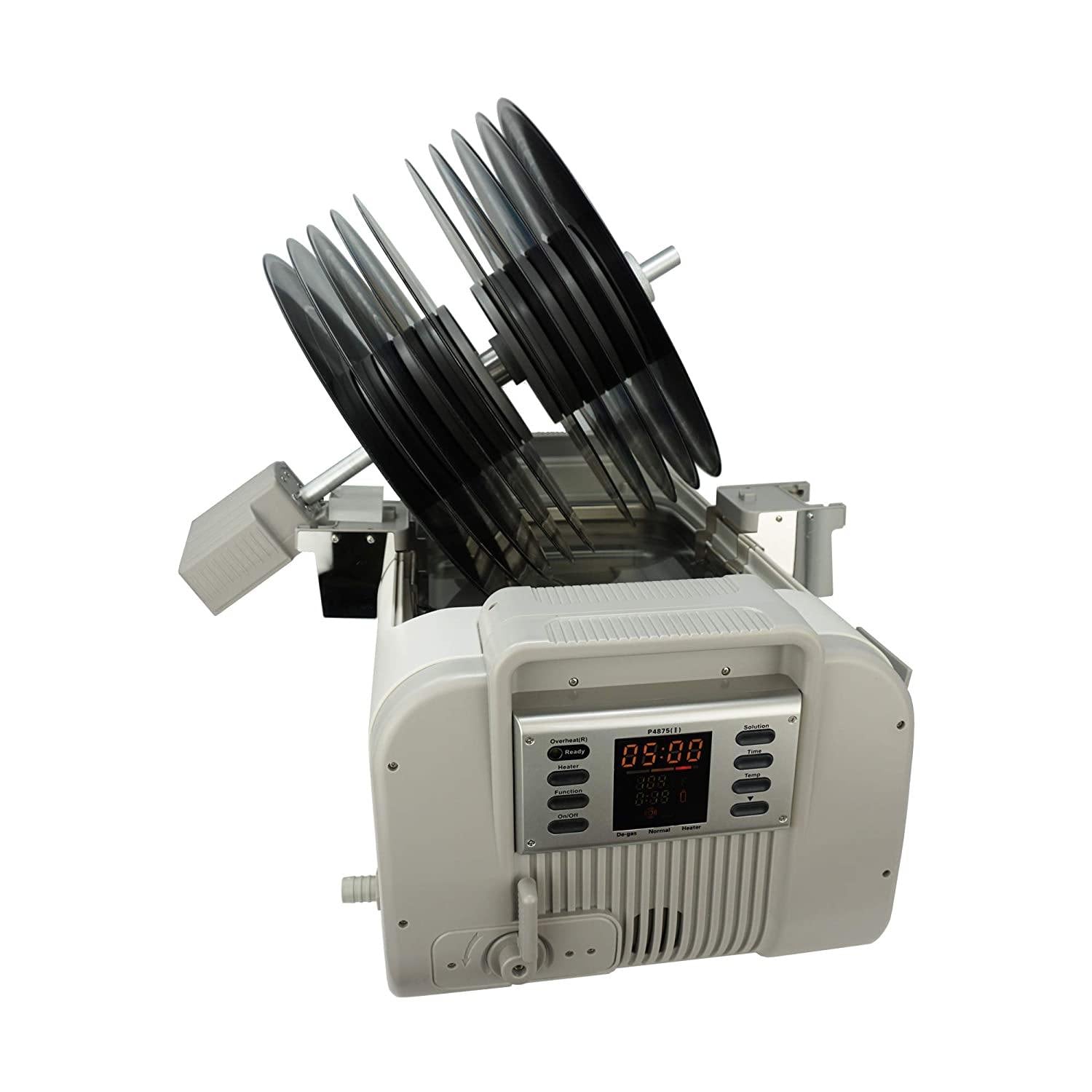 iSonic P4875II+MVR10 Motorized Ultrasonic Vinyl Record Cleaner, 110V (10-Records) - JOY2ESpree