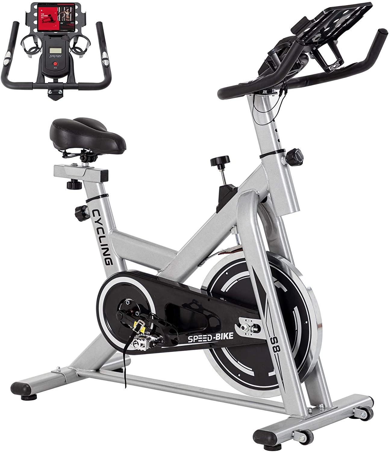 BINHIA Exercise Bike Indoor Cycling Bike Stationary - Cycle Bike with Ipad Mount &Comfortable Seat Cushion - JOY2ESpree