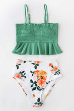 
                        
                          Muat gambar ke penampil Galeri, CUPSHE Women's High Waist Bikini Swimsuit Ruffle Smock Floral Print Two Piece Bathing Suit
                        
                      