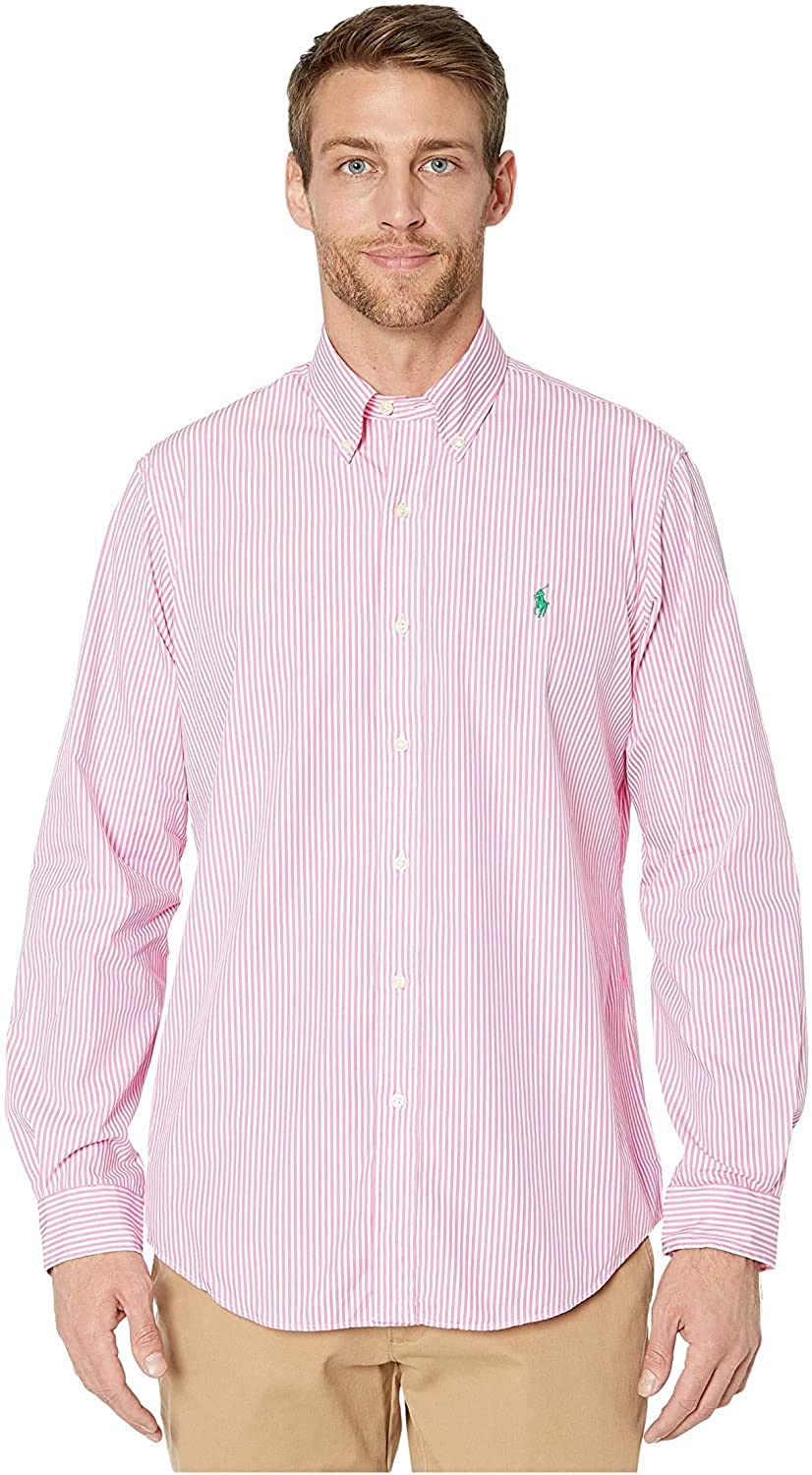 Ralph Lauren Mens Logo Button-Down Dress Shirt