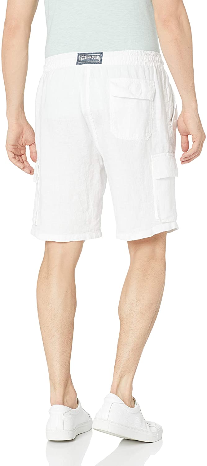 Vilebrequin Men's Solid Linen Bermuda-XXXL