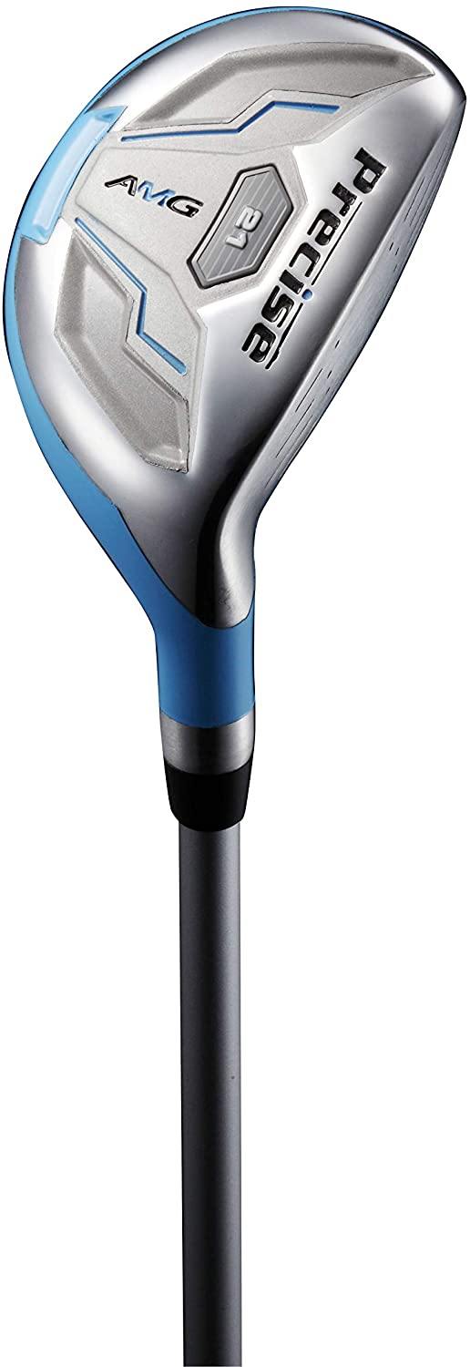 Precise AMG Ladies Womens Complete Golf Clubs Set Includes Driver, Fairway, Hybrid, 6-PW Irons, Putter, Stand Bag, 3 H/C's - Choose Color and Size! - JOY2ESpree
