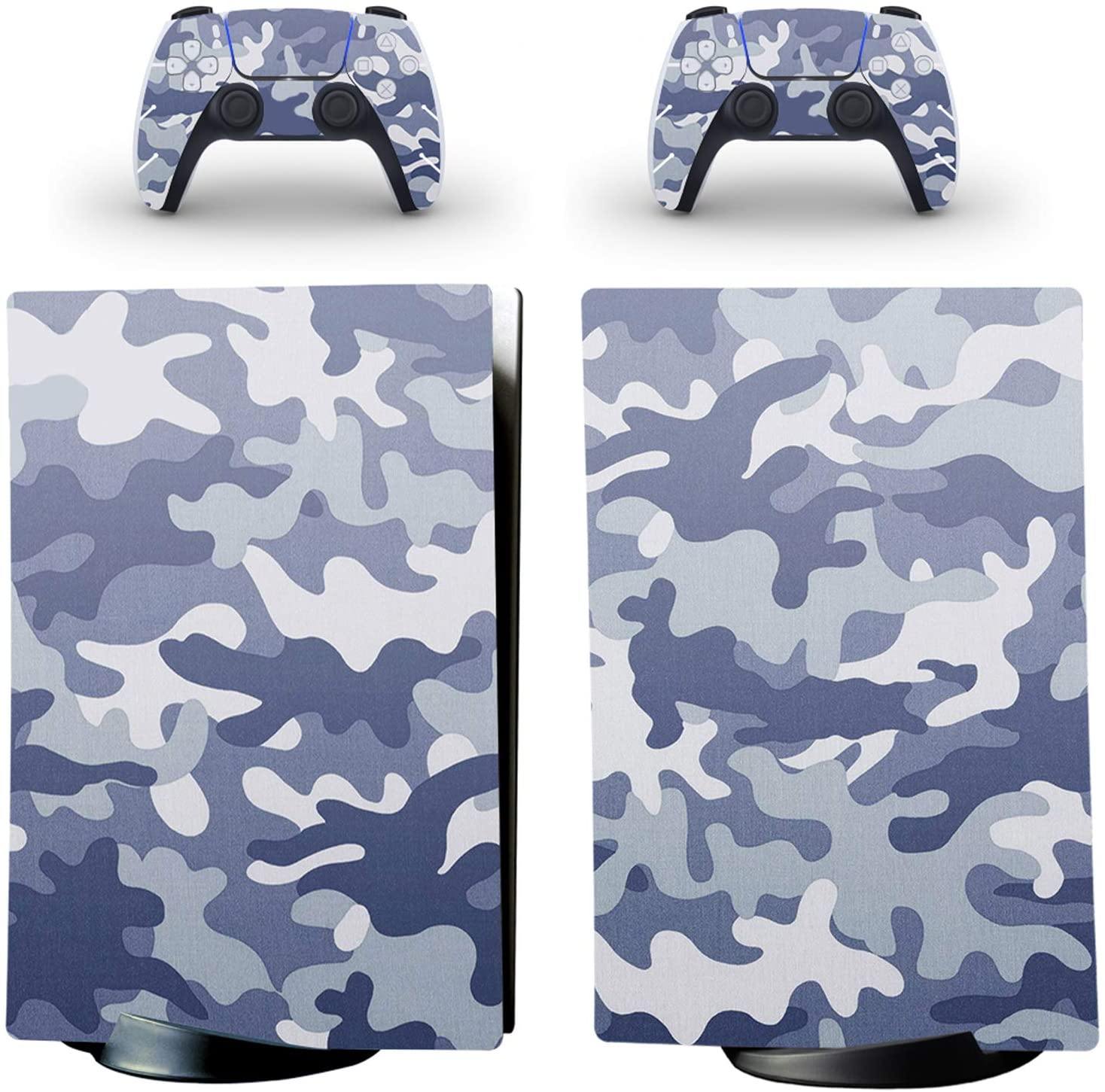 gotor Vinyl Skin Decals Cover Sticker for PS5 Playstation 5 Digital Edition Console and 2 Controllers Skins (Playstation 5 Digital Edition, A07) - JOY2ESpree