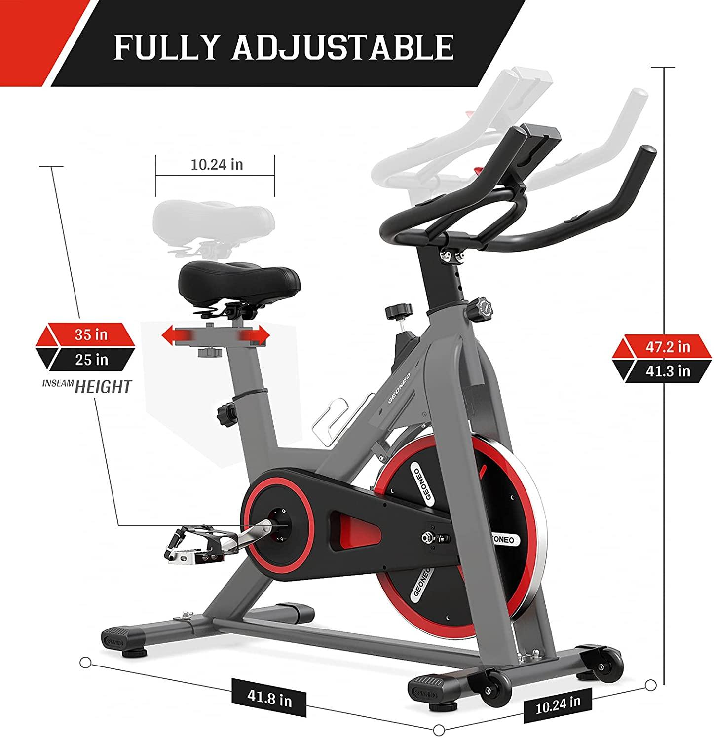 LABODI Exercise Bike, Stationary Indoor Cycling Bike, Cycle Bike for Home Cardio Gym - JOY2ESpree