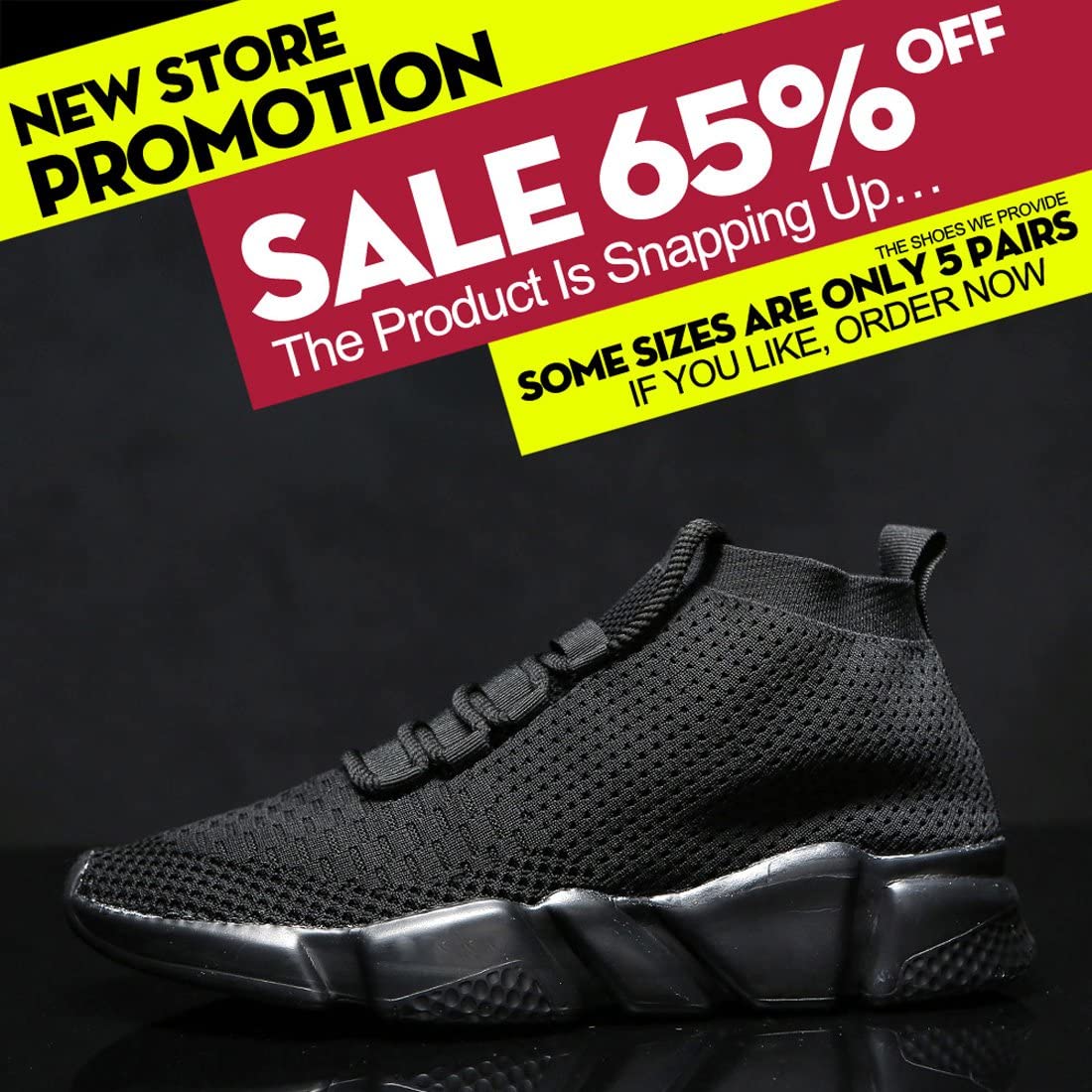 Mevlzz Mens Casual Athletic Sneakers Knit Running Shoes Tennis Shoe for Men Walking Baseball Jogging