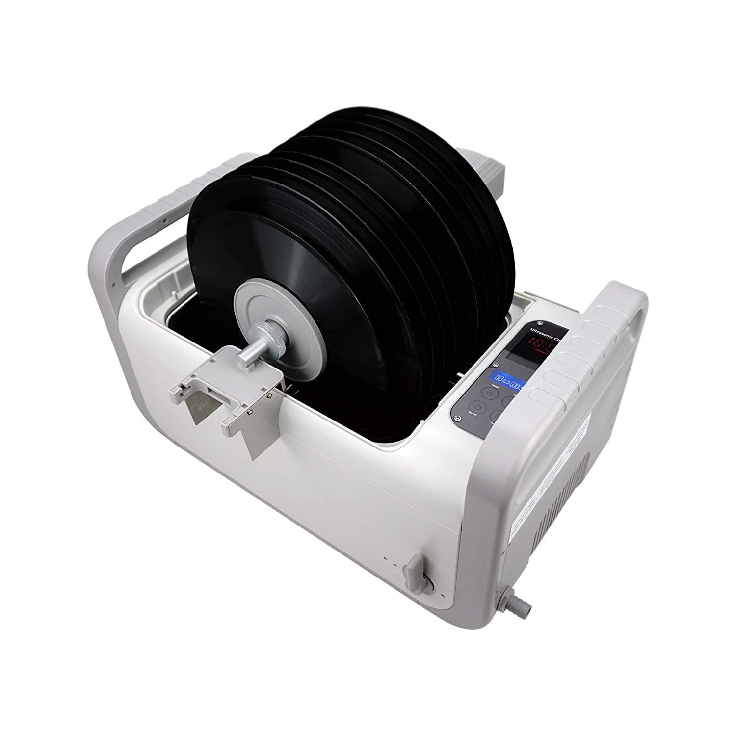 iSonic P4875II+MVR10 Motorized Ultrasonic Vinyl Record Cleaner, 110V (10-Records) - JOY2ESpree