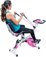 
                        
                          Cargar imagen en el visor de la galería, PLENY 3-in-1 Total Body Workout Exercise Bike w/Backlit Screen, High Backrest, Adjustable Resistance Bands for Arm &amp; Leg, and 300 lbs Weight Support - JOY2ESpree
                        
                      