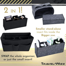 
                        
                          Cargar imagen en el visor de la galería, Handbag Organizer - 2in1 Purse Organizer Insert with Inner Zipped Pocket - Tote Shaper fits Speedy Neverfull - Grey Medium
                        
                      