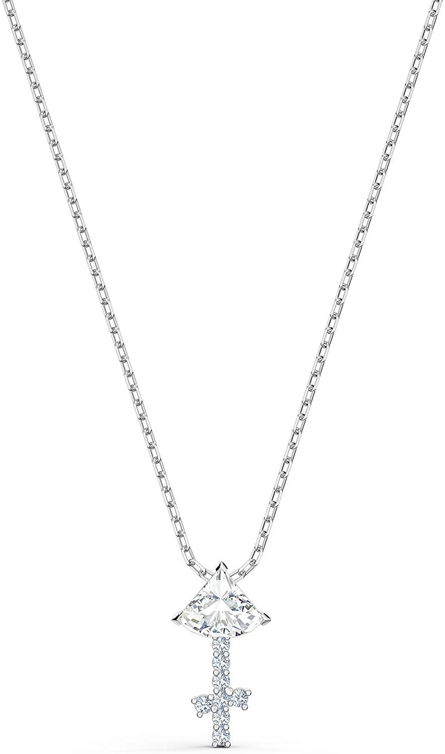 SWAROVSKI Women's All Zodiac Symbols Crystal Pendant, Mixed Metal Finish, Clear White Crystal Necklace Jewelry Collection - JOY2ESpree