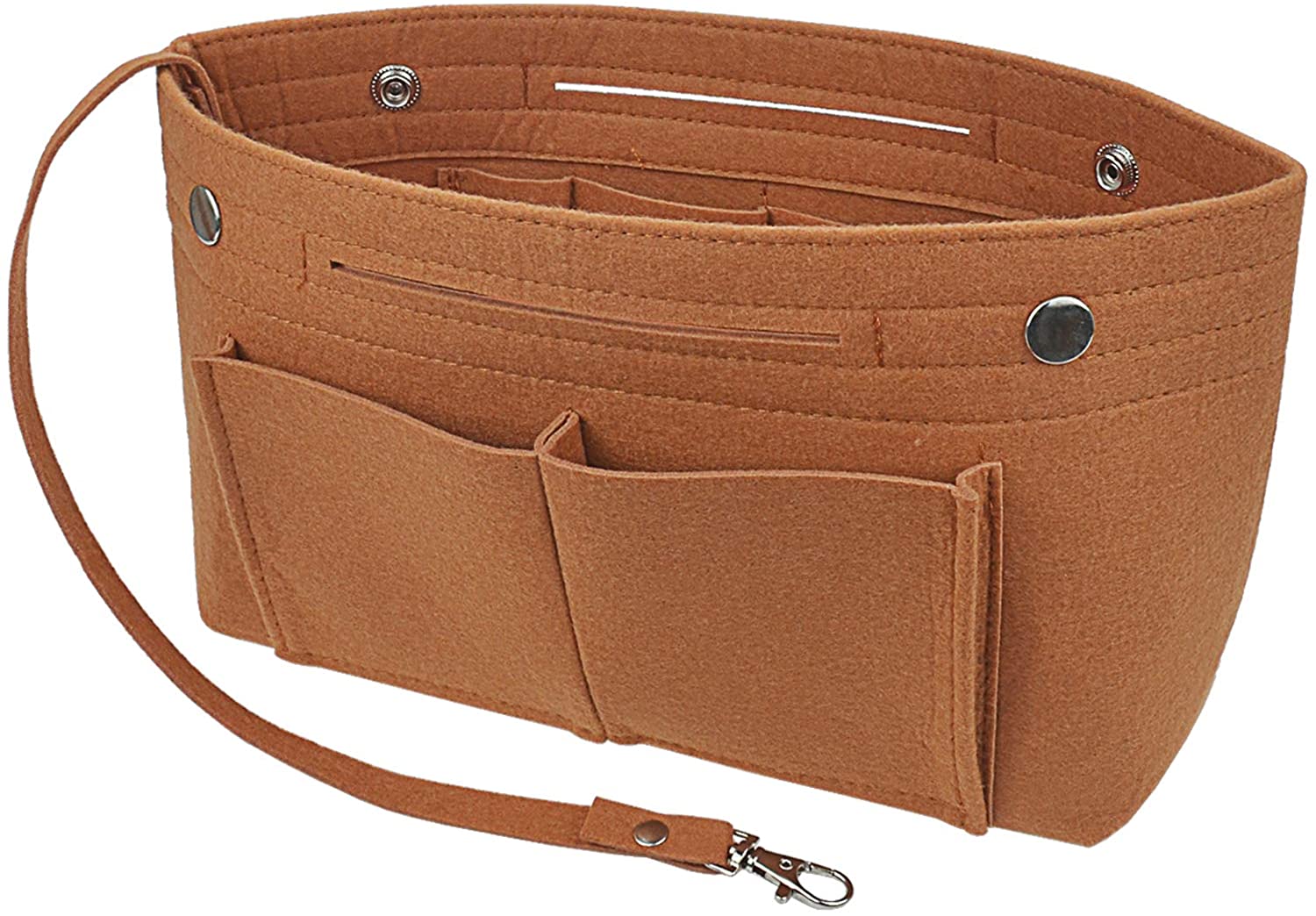 YIICOOLY Felt Tote Handbag Purse Organizer Insert Divider Shaper Bag in Bag