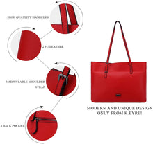 
                        
                          Cargar imagen en el visor de la galería, K.EYRE Women's Soft Faux Leather Tote Bag Purse Handbags Wallet Tote Shoulder Bag Purse Large Capacity
                        
                      