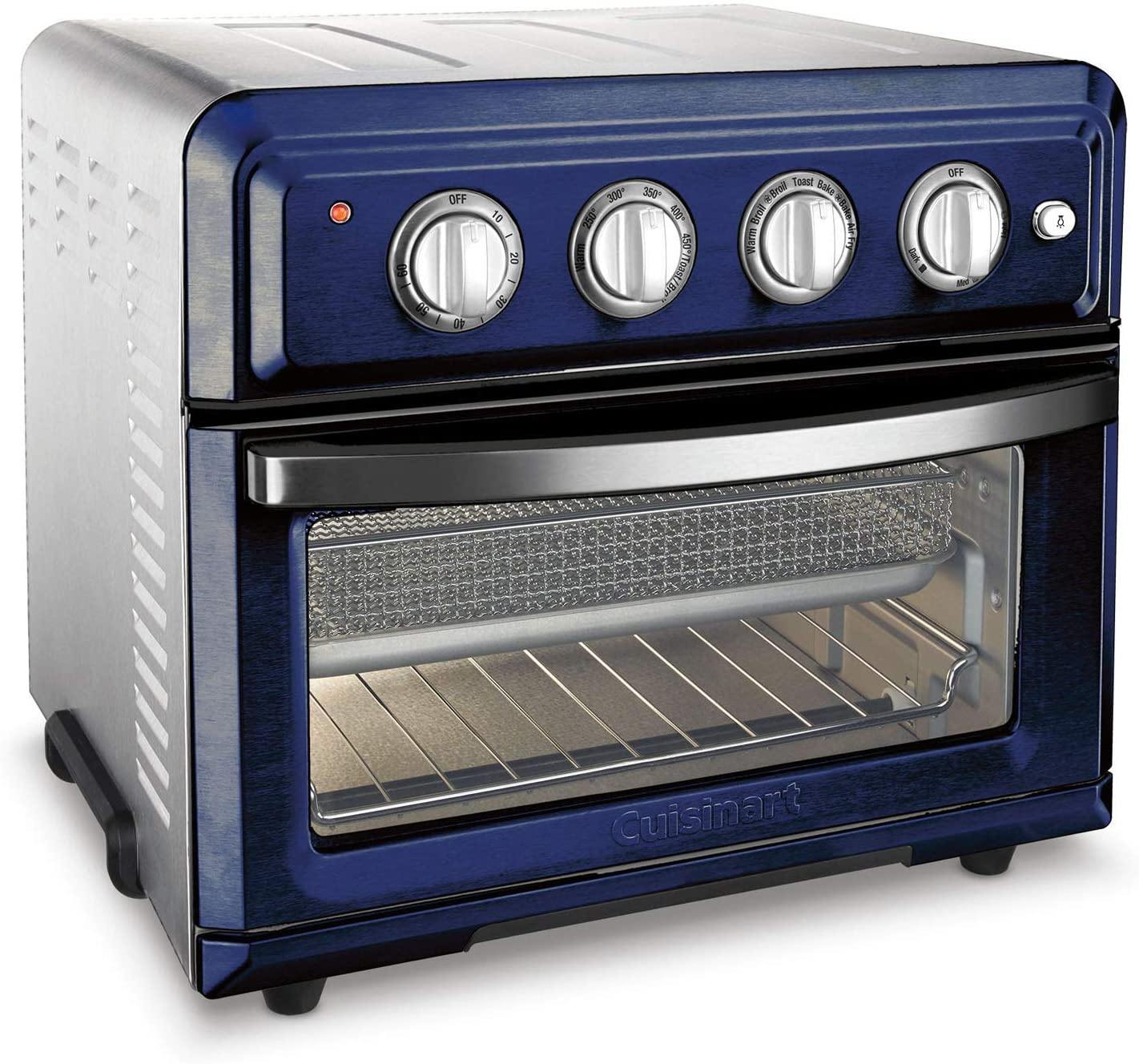 Cuisinart TOA-60 Convection Toaster Oven Air Fryer with Light, Silver w/ 1 Year Extended Warranty - JOY2ESpree