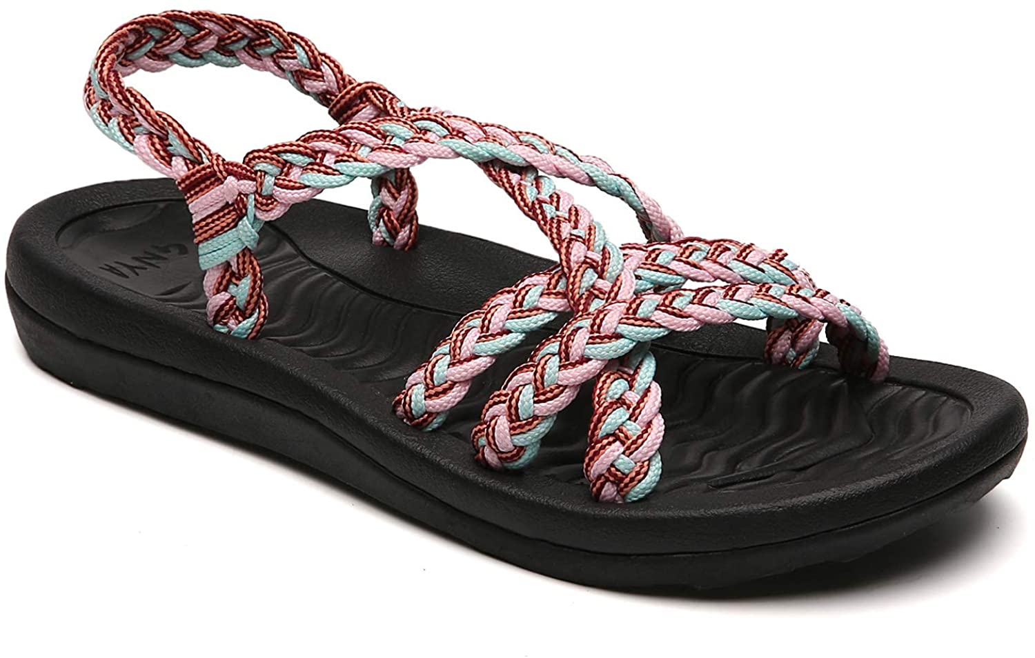 MEGNYA Women's Comfortable Walking Sandals with Arch Support Waterproof for Walking/Hiking/Travel/Wedding/Water Spot/Beach