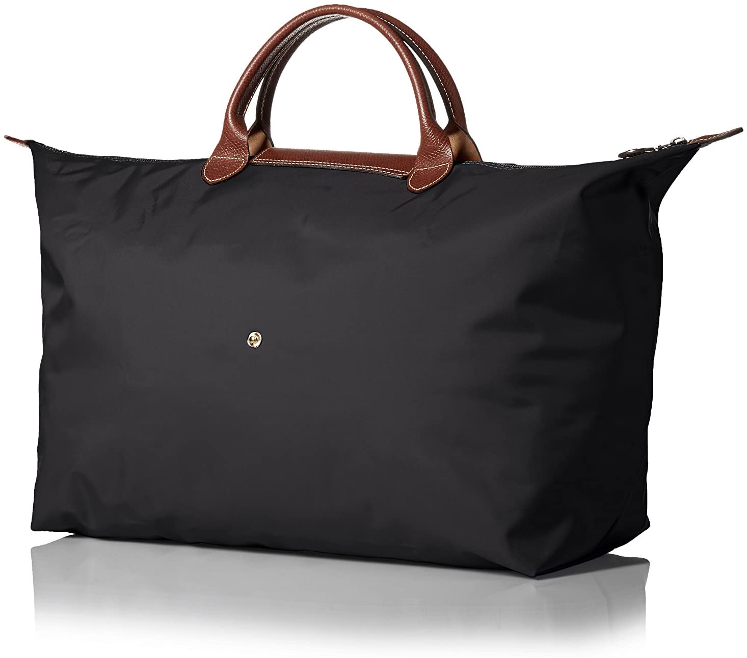 Longchamp Le Pliage Large Travel Bag, Red Garance, 17.75" x 13.75" x 9"