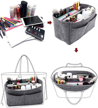 
                        
                          將圖片載入圖庫檢視器 Felt Purse Bag Organizer Insert with zipper Bag Tote Shaper Fit Speedy Neverfull MM GM
                        
                      