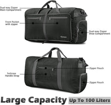 
                        
                          画像をギャラリービューアに読み込む, Gonex 150L Travel Duffel Bag Foldable Extra Large Duffle Bag XL Heavy Duty for Men Women for Luggage Shopping Gray
                        
                      