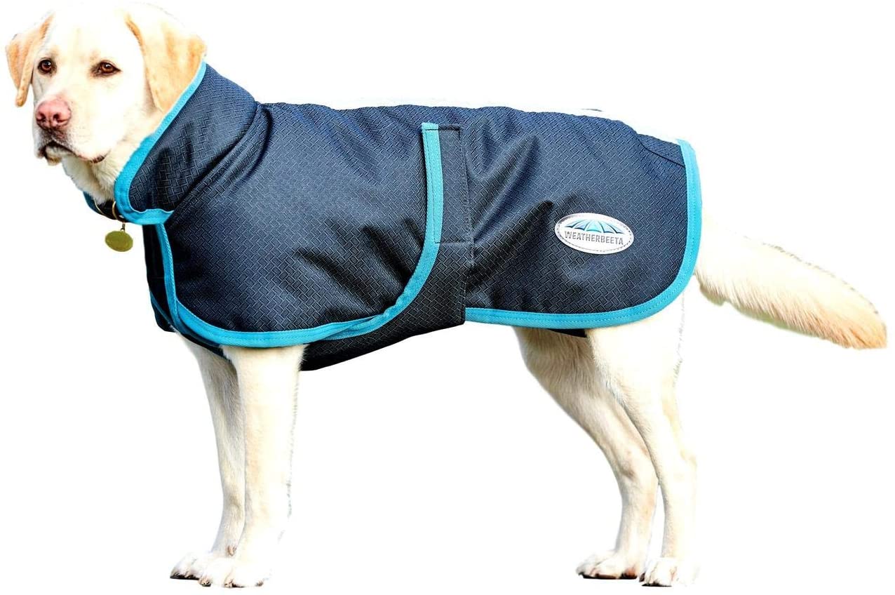 Weatherbeeta Parka 1200D Deluxe Dog Coat (20", Navy/Grey/White)