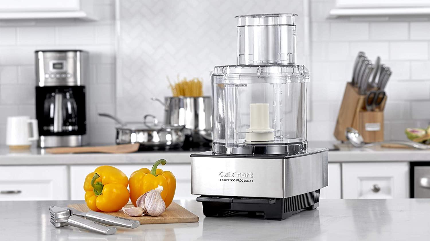 Cuisinart DFP-14BCNY 14-Cup Food Processor, Brushed Stainless Steel - Silver - JOY2ESpree