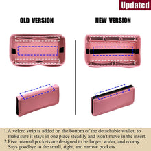
                        
                          Load image into Gallery viewer, Purse Organizer Insert with Zipper Felt Bag Organizer Handbag Organizer Insert Bag In Bag Organizer
                        
                      