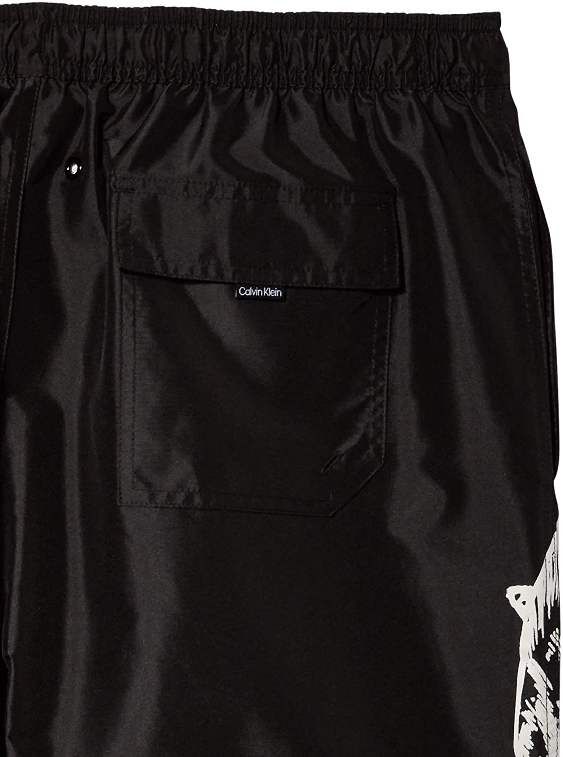 Calvin Klein Men's 7 Inch Elastic Waist Quick Dry Swim Trunk