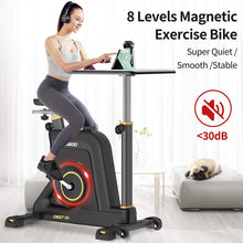 
                        
                          Muat gambar ke penampil Galeri, pooboo Desk Cycle Exercise Bike Indoor Cycling Bike Adjustable Magnetic Resistance Stationary Bike for Home Office - JOY2ESpree
                        
                      