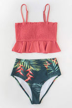 
                        
                          Muat gambar ke penampil Galeri, CUPSHE Women's High Waist Bikini Swimsuit Ruffle Smock Floral Print Two Piece Bathing Suit
                        
                      