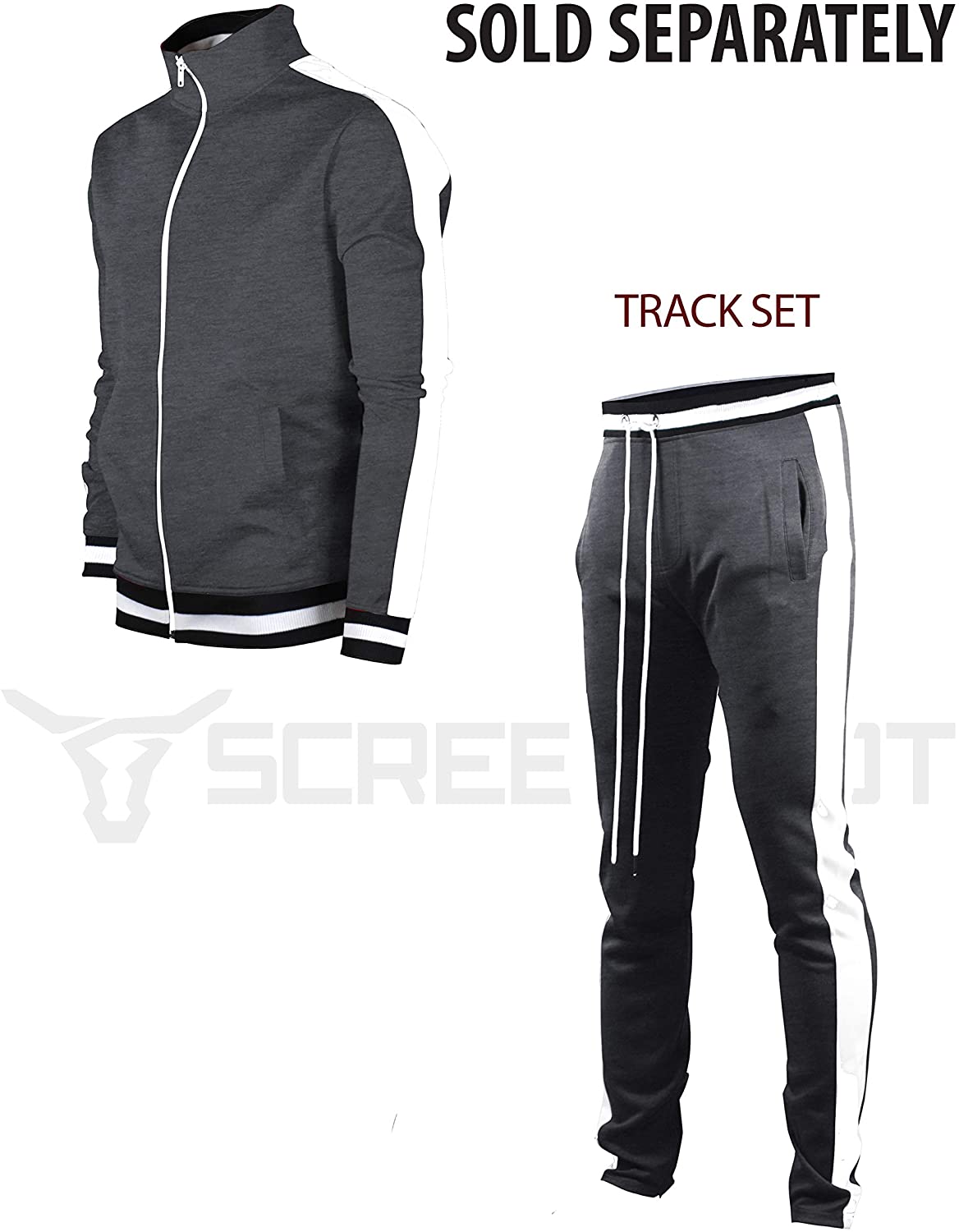 Screenshotbrand Mens Hip Hop Premium Slim Fit Track Pants