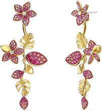 
                        
                          画像をギャラリービューアに読み込む, Swarovski Tropical Flower Pierced Earrings - JOY2ESpree
                        
                      