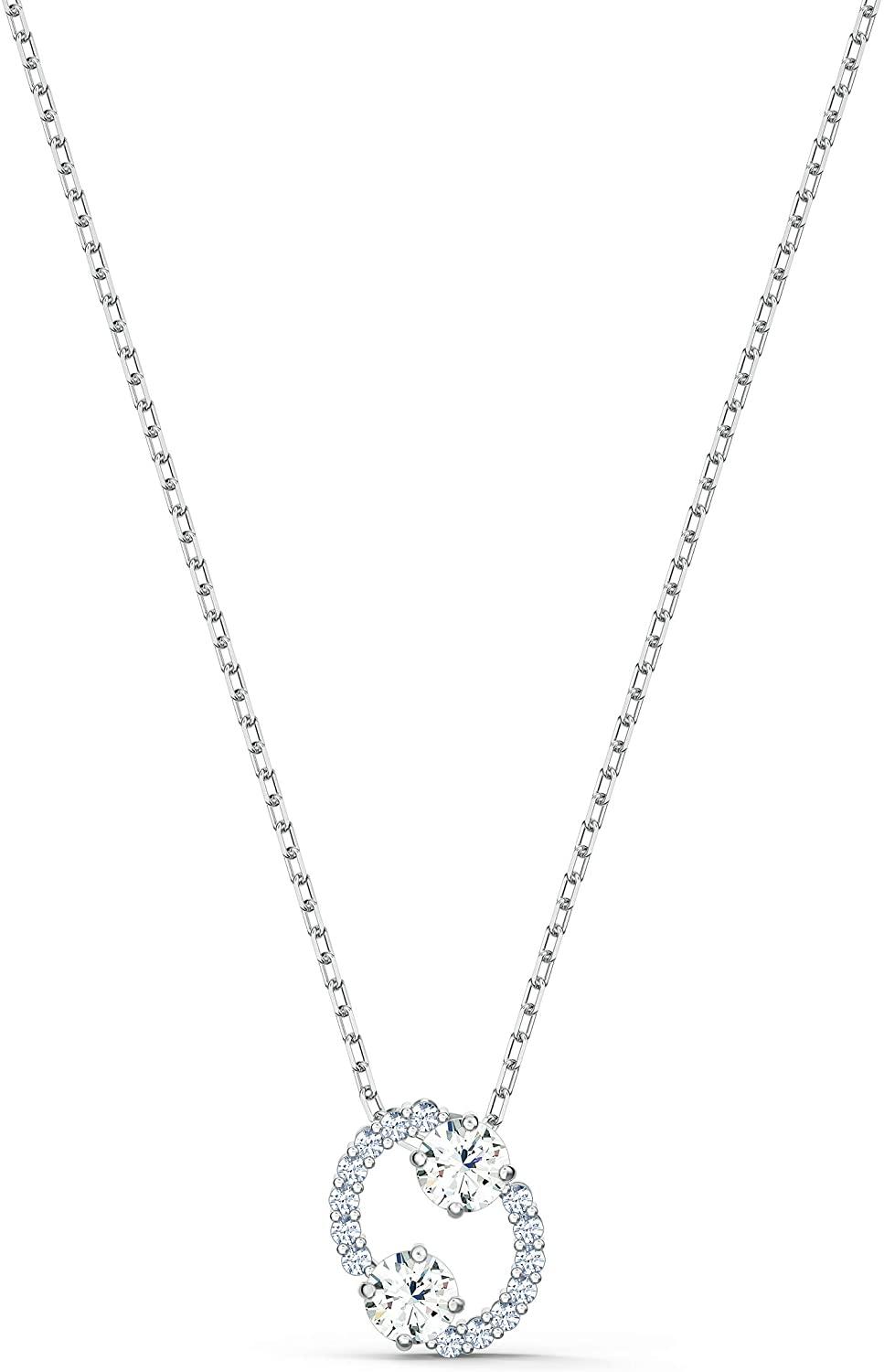 SWAROVSKI Women's All Zodiac Symbols Crystal Pendant, Mixed Metal Finish, Clear White Crystal Necklace Jewelry Collection - JOY2ESpree