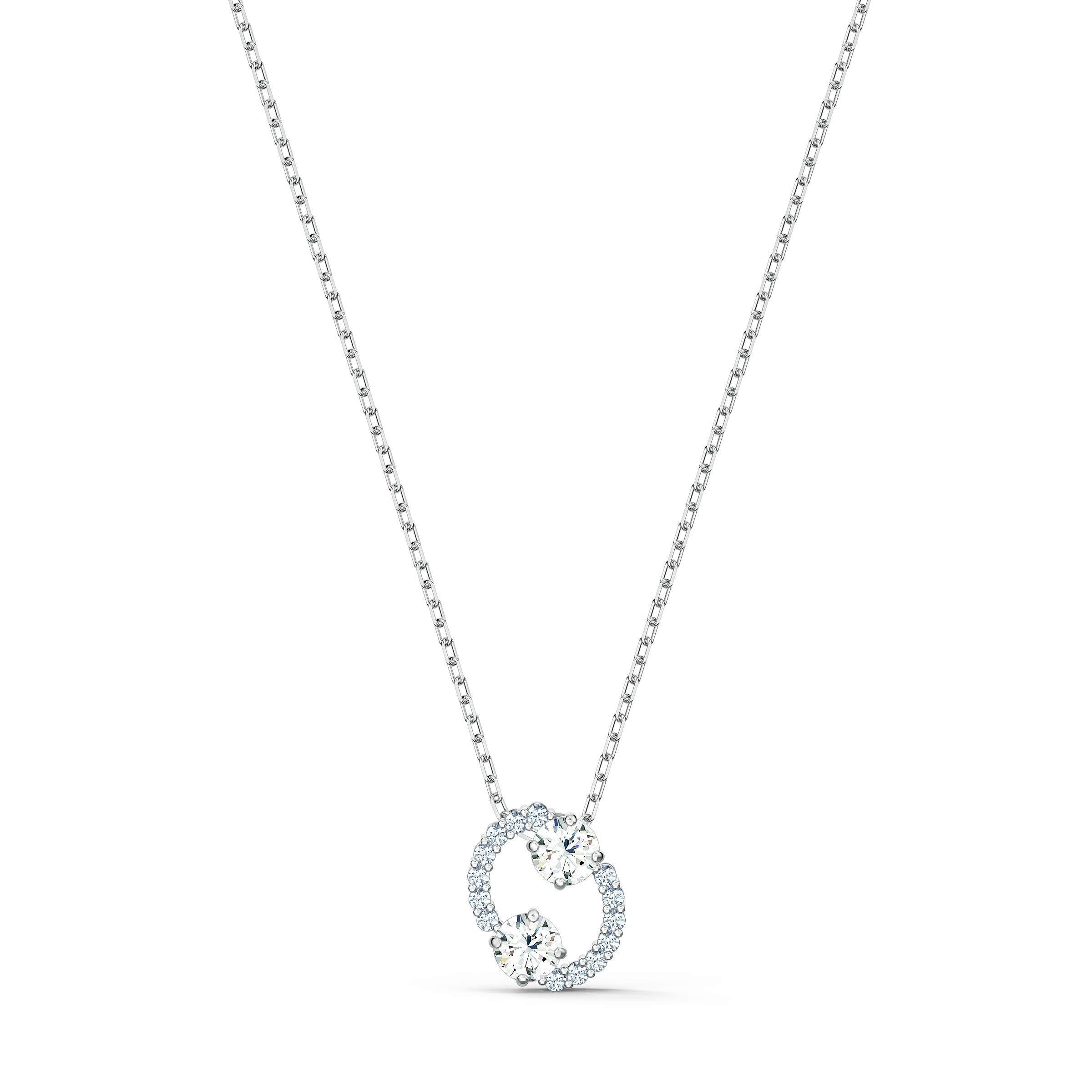 SWAROVSKI Women's All Zodiac Symbols Crystal Pendant, Mixed Metal Finish, Clear White Crystal Necklace Jewelry Collection - JOY2ESpree