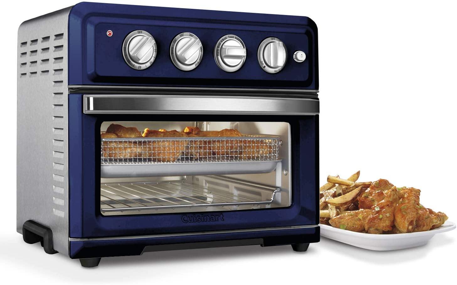Cuisinart TOA-60 Convection Toaster Oven Air Fryer with Light, Silver w/ 1 Year Extended Warranty - JOY2ESpree