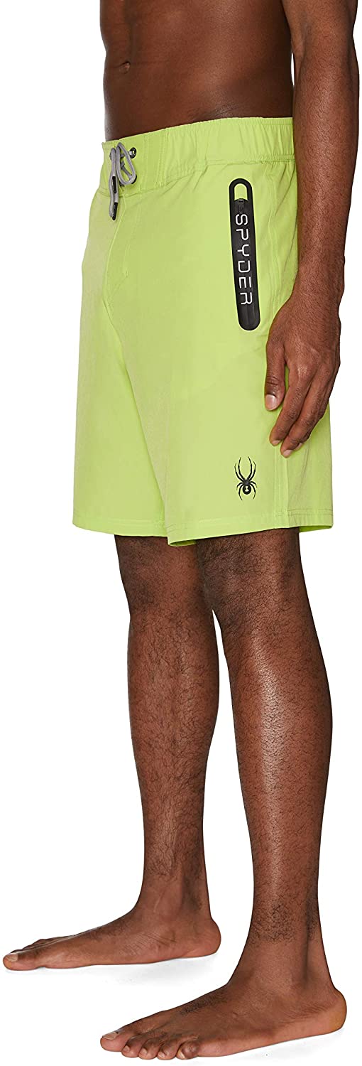 Spyder Men's 9" Laser Cut Zip Logo Hybrid Board Short