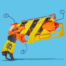 
                        
                          Cargar imagen en el visor de la galería, NERF Zombie Strike Hammershot Blaster -- Pull-Back Hammer-Blasting Action, 5 Official Zombie Strike Darts -- Stripes Color Scheme (Amazon Exclusive)
                        
                      