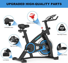 
                        
                          將圖片載入圖庫檢視器 De.Pommeyeux Exercise Bike, Indoor Cycling Bike Stationary, Workout Bike for Home Cardio Gym with Tablet Mount, Pulse Sensor and LCD Monitor - JOY2ESpree
                        
                      