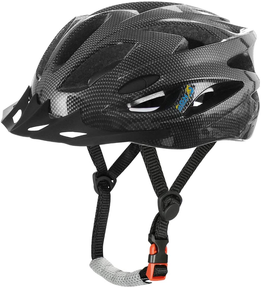 AGH Adult Adjustable Helmet,CPSC Certified for Mountain Road Bicycle Helmet with Detachable Visor for Men Women