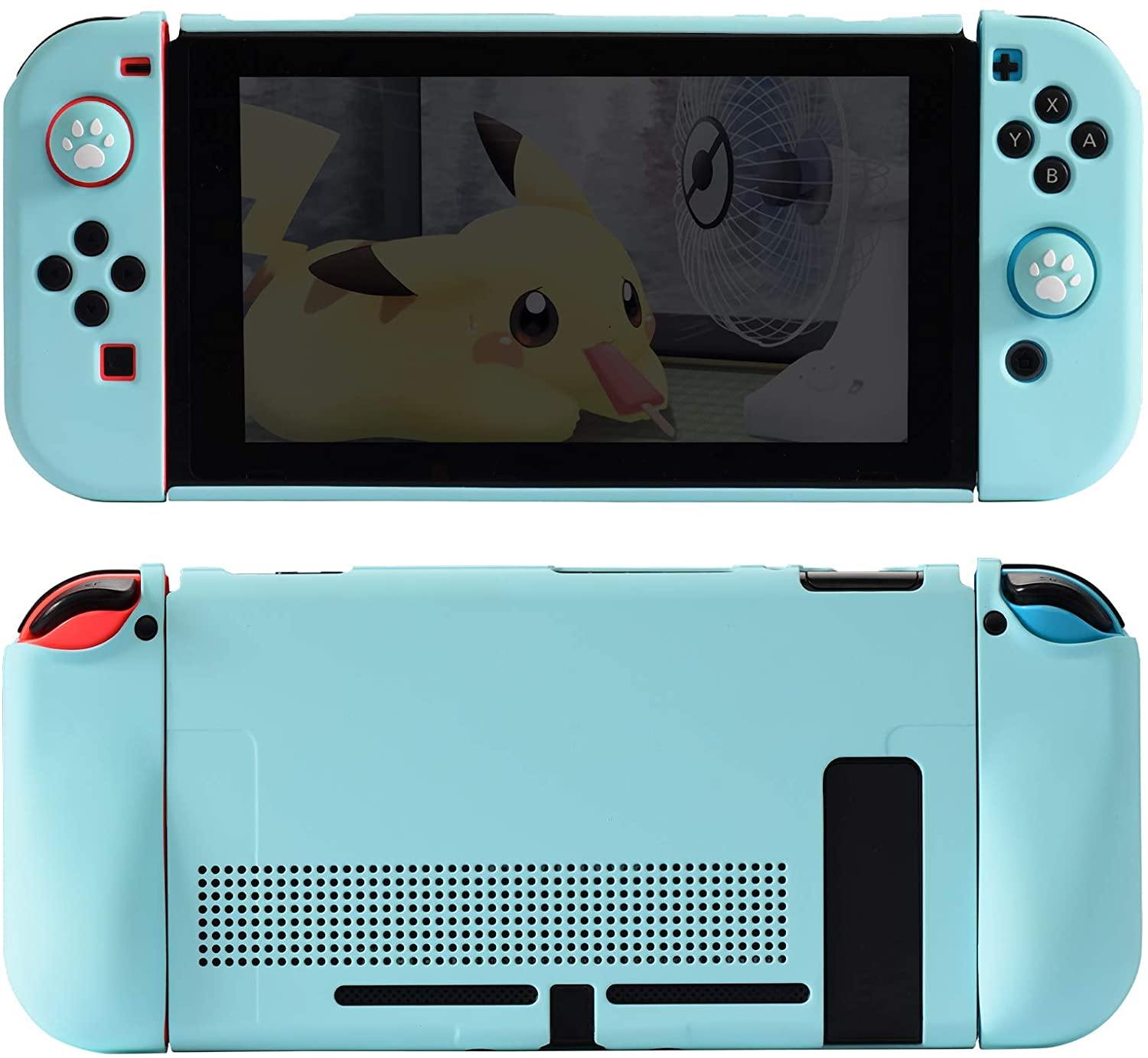 UYIYE Case for Switch - Protective Hard Case for Switch- Dockable TPU Shell Cover for Handheld Video Game Controller - Case Cover for Switch - JOY2ESpree