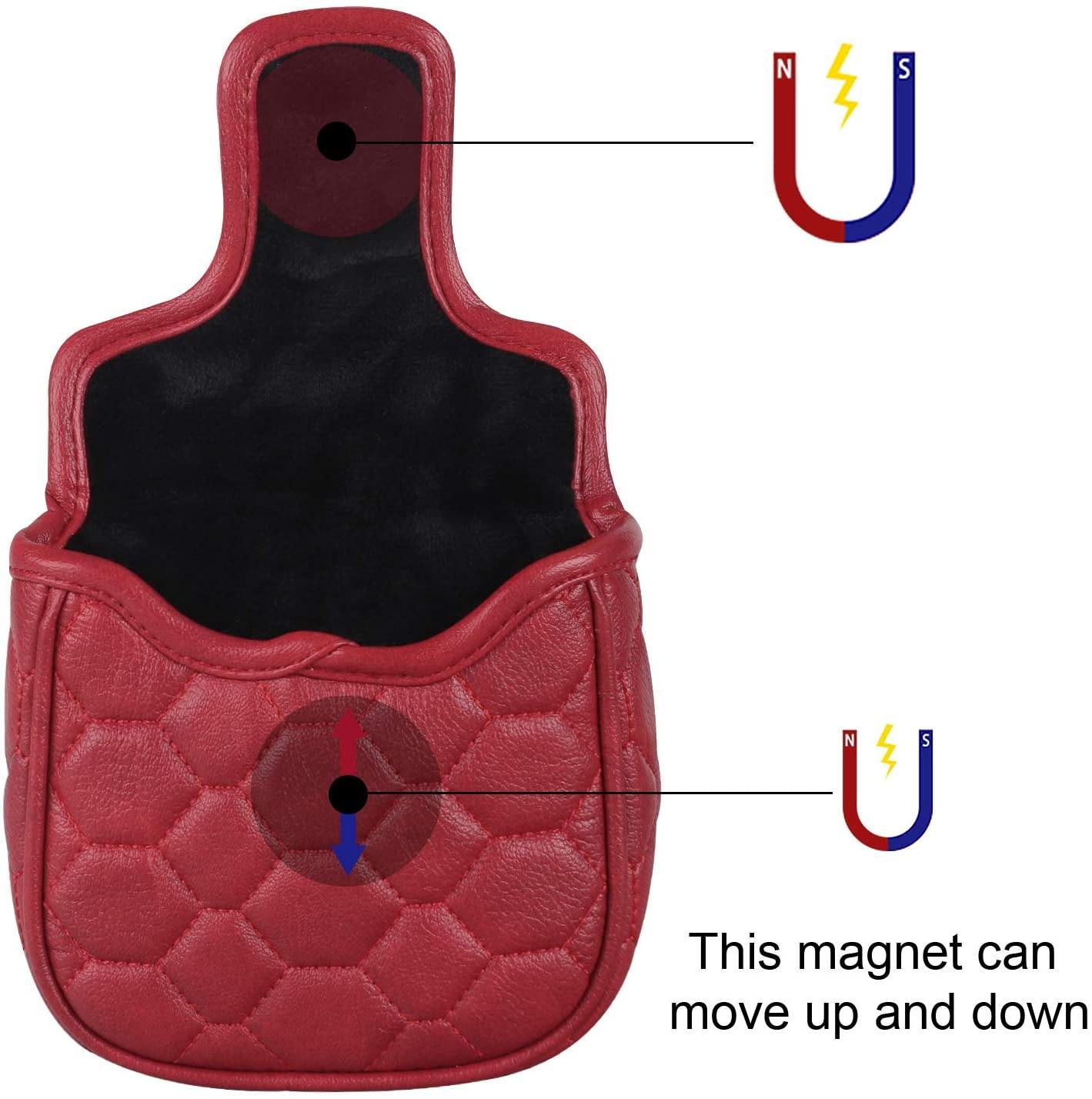 mytag Golf Heel Shafted Mallet Putter Headcover Strong Magnetic Closure - JOY2ESpree
