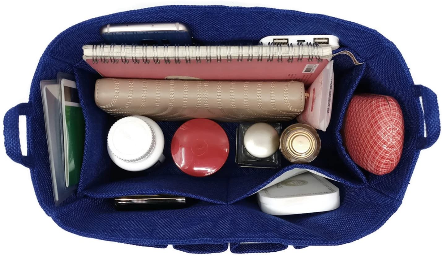 Purse Organizer Insert Large for Neverfull MM, Longchamp Cuir