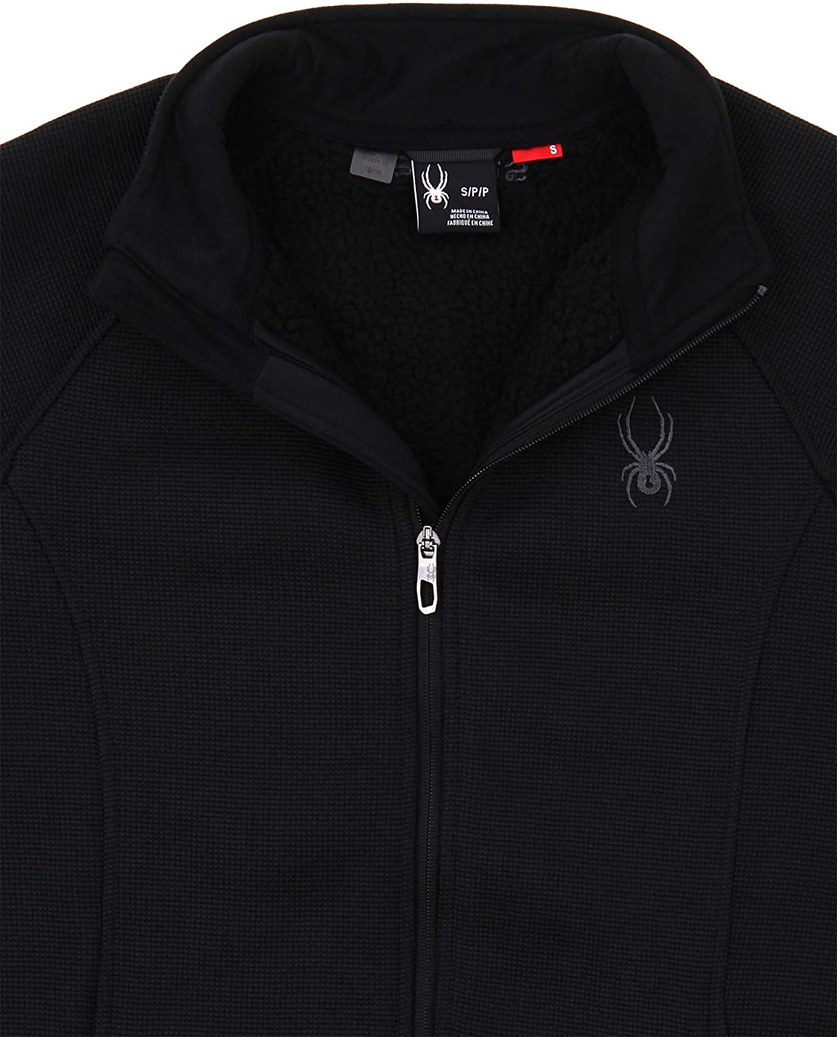 Spyder Men's Stellar Jacket Sherpa Lined Bonded Fleece